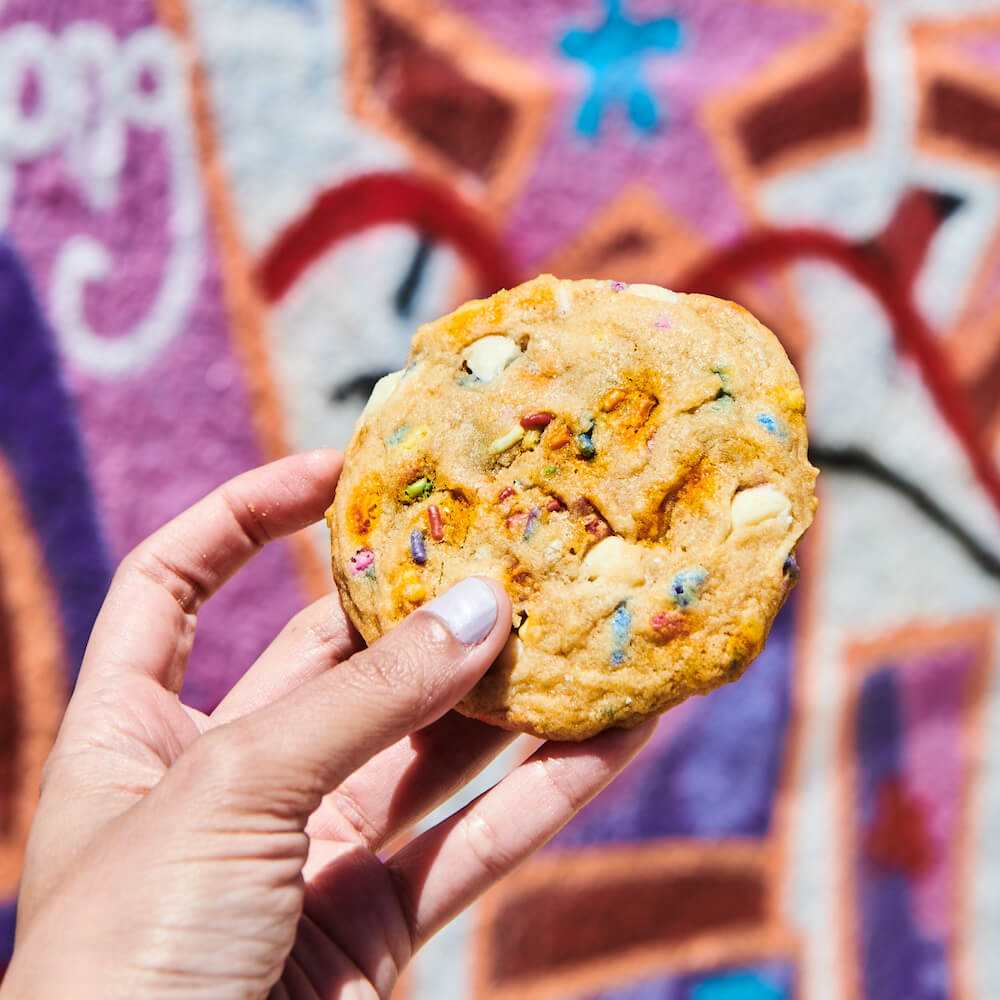 Healthy Vegan Colorful Cookie