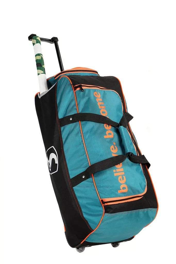 SS Super Select Pro Duffle Wheelie Kit Bag (Sky Blue) | CricketPRO