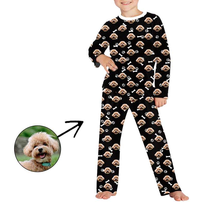 dog paw print pajamas