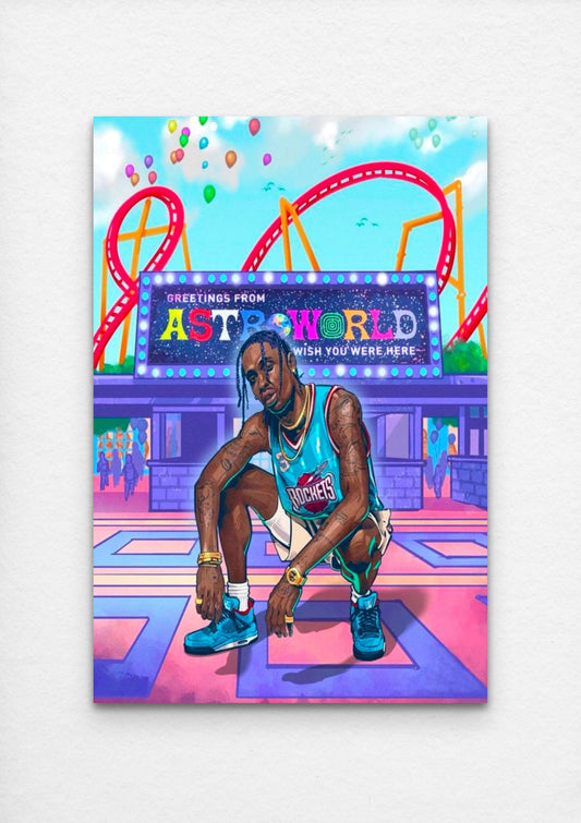 Brent Faiyaz - Wasteland - Canvas Poster - Rap Prints