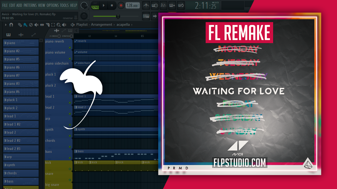 Avicii - Waiting for love Fl Studio Template (Dance) – FLP Studio