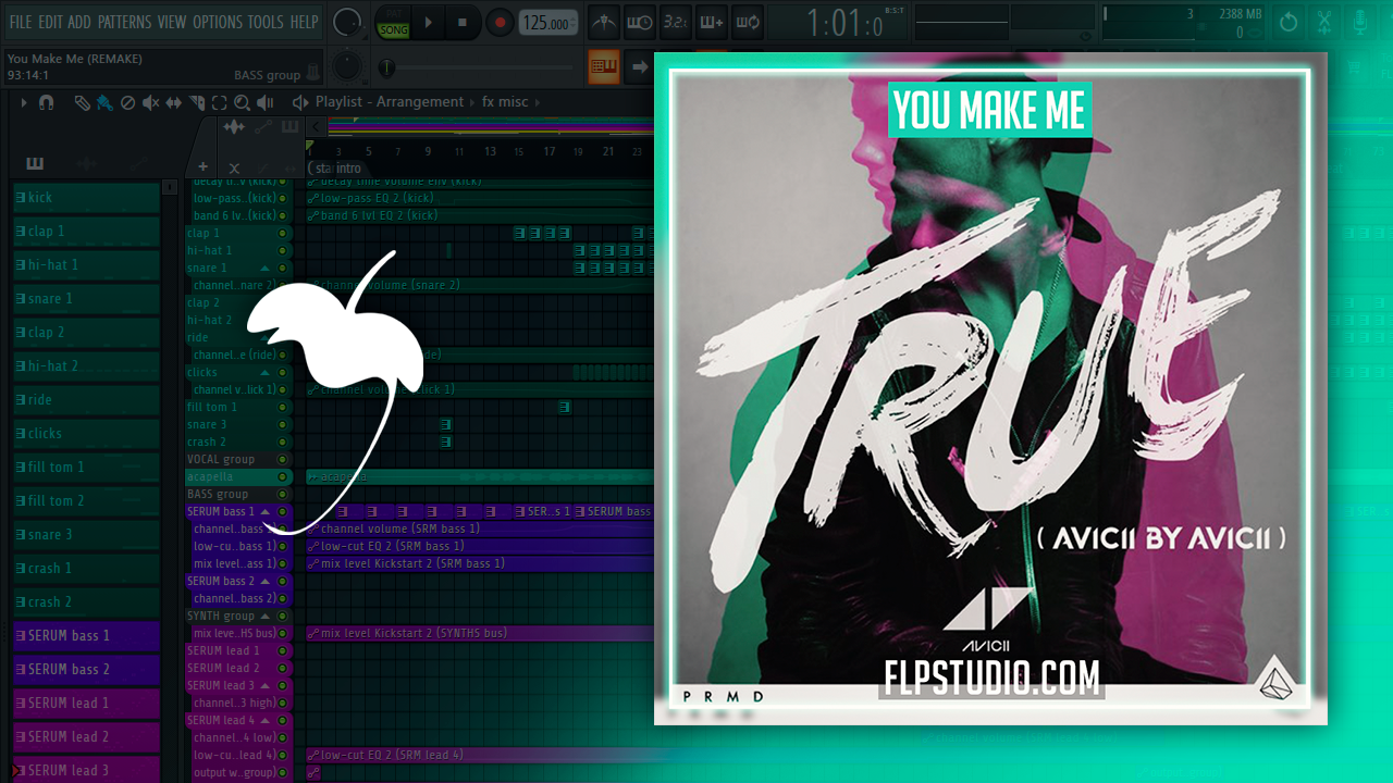 Avicii - You Make Me FL Studio Remake (Dance) – FLP Studio