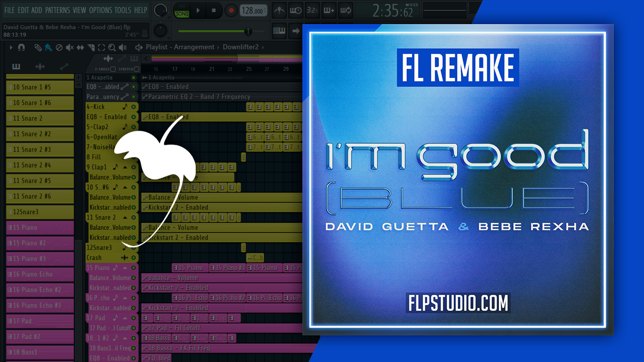 David Guetta & Bebe Rexha - I'm Good (blue) FL Studio Remake (Dance) – FLP  Studio