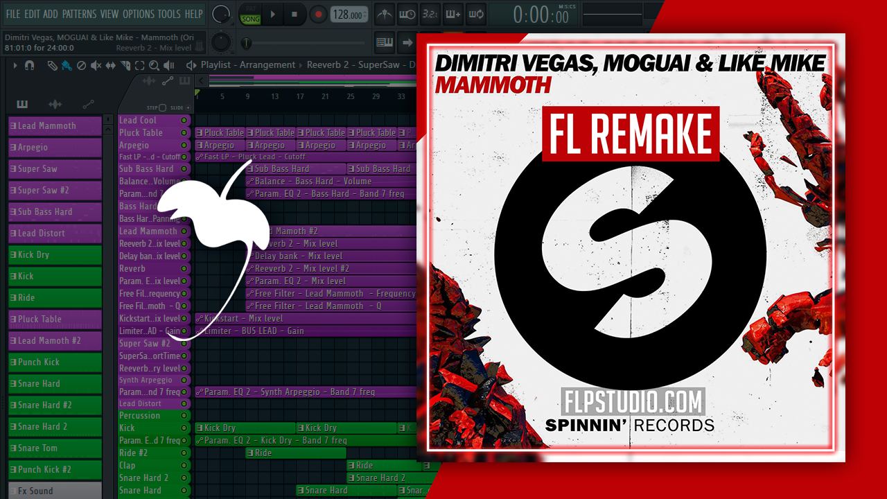 Dimitri Vegas, MOGUAI & Like Mike - Mammoth FL Studio Remake (Dance) – FLP  Studio