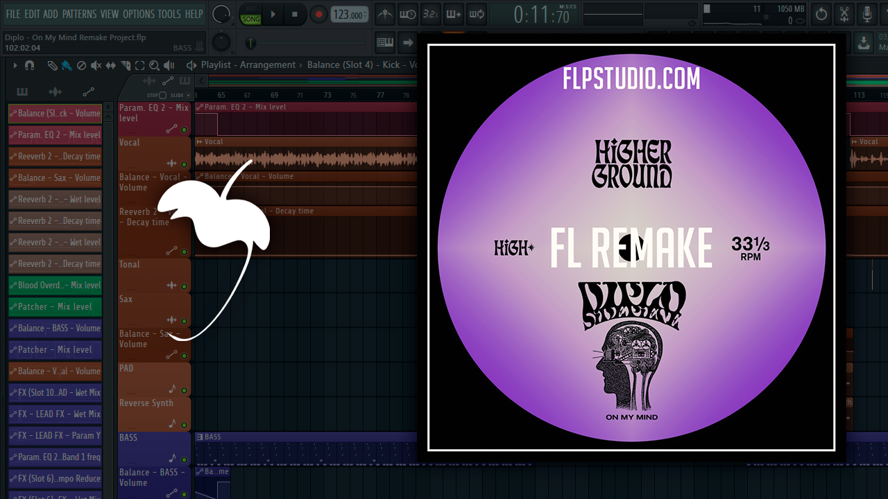 fl studio default template