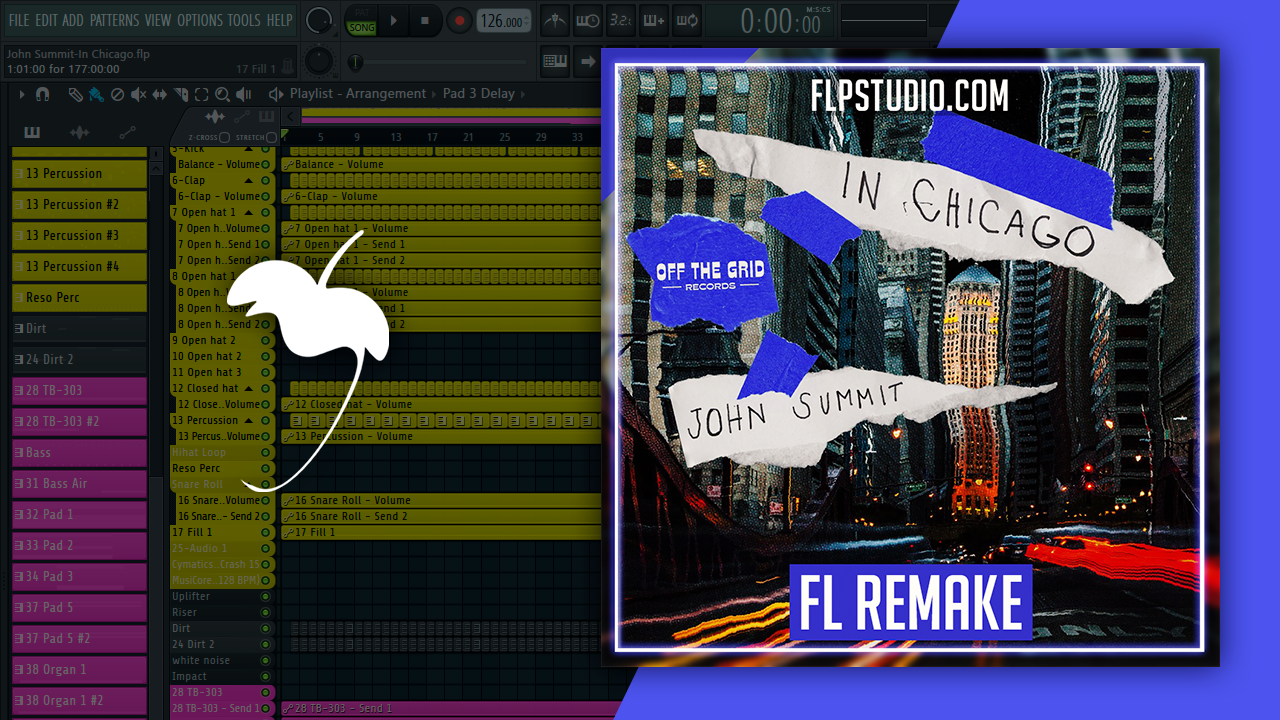 John Summit - In Chicago FL Studio Template (Tech House) – FLP Studio