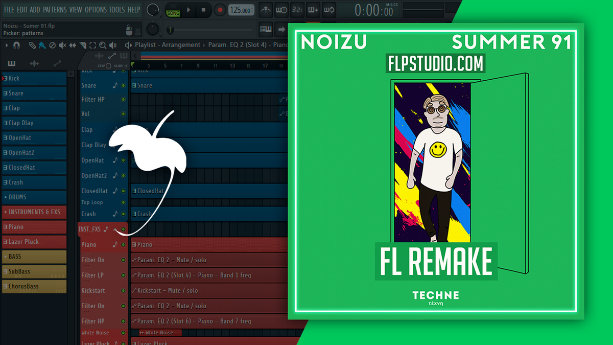 Noizu - Summer 91 Fl Studio Template (House) – FLP Studio