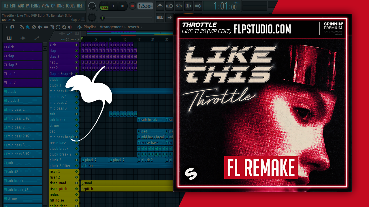 Throttle - Like this Vip Edit Fl Studio Remake (Bass House Template) – FLP  Studio