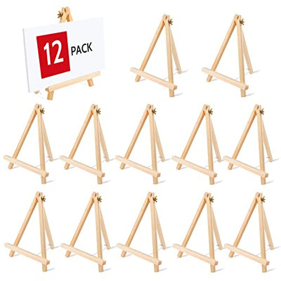 HXSEMAYIG 12PCS Wood Easels, 9 Inches Tabletop Easels, Art Craft Painting  Easel Stand for Artist Adults Students, Coll Online