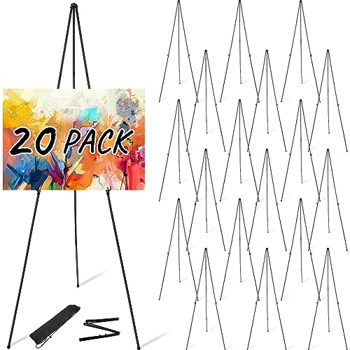 Large Easel 69 Inch 175cm Studio Easel, Craft Display Easels Foldable Wood  Painting Canvas Stand, Adjustable Durable Artist Wedding Stand Sketch