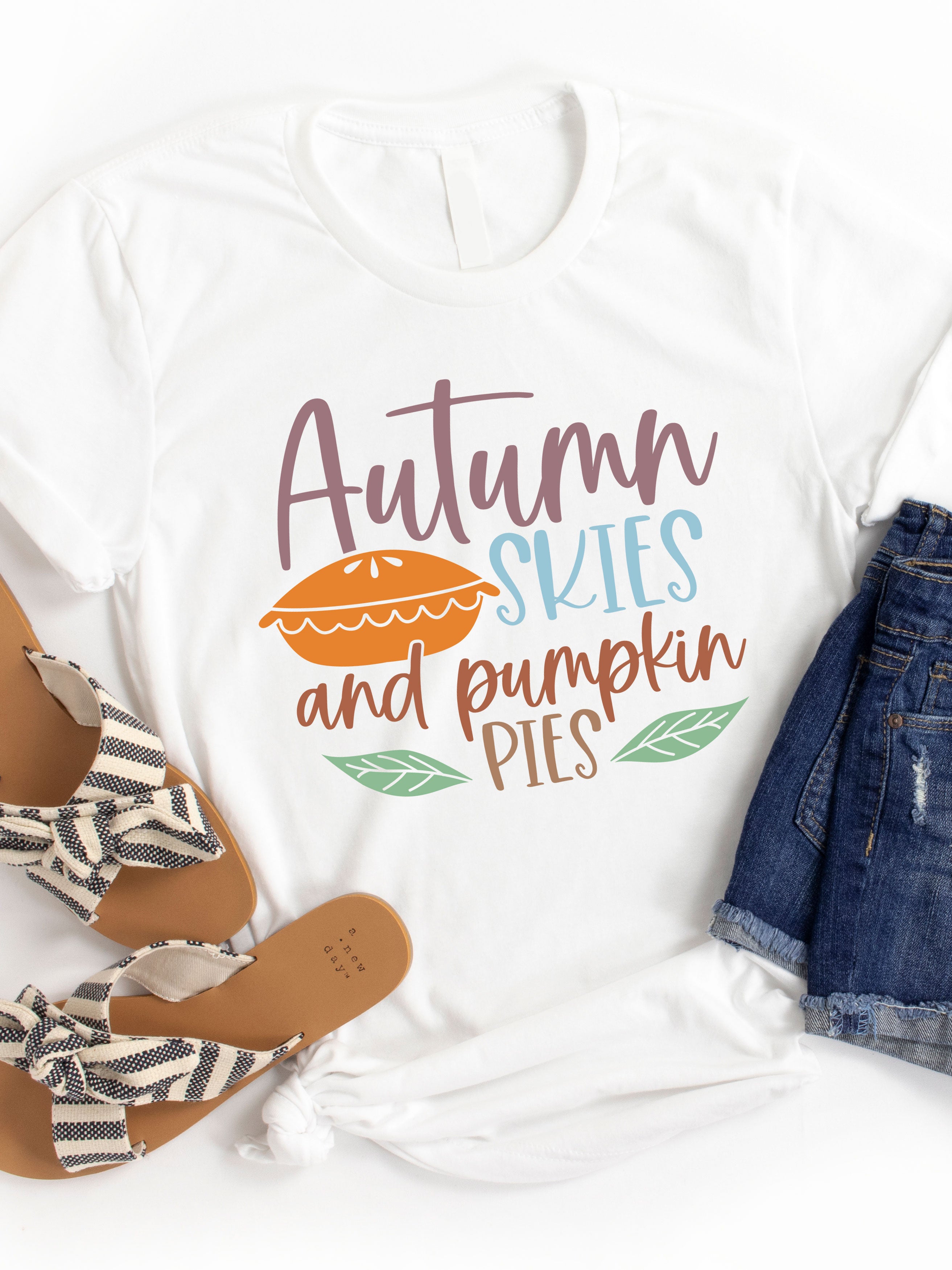 Autumn Skies & Pumpkin Pies Graphic Tee