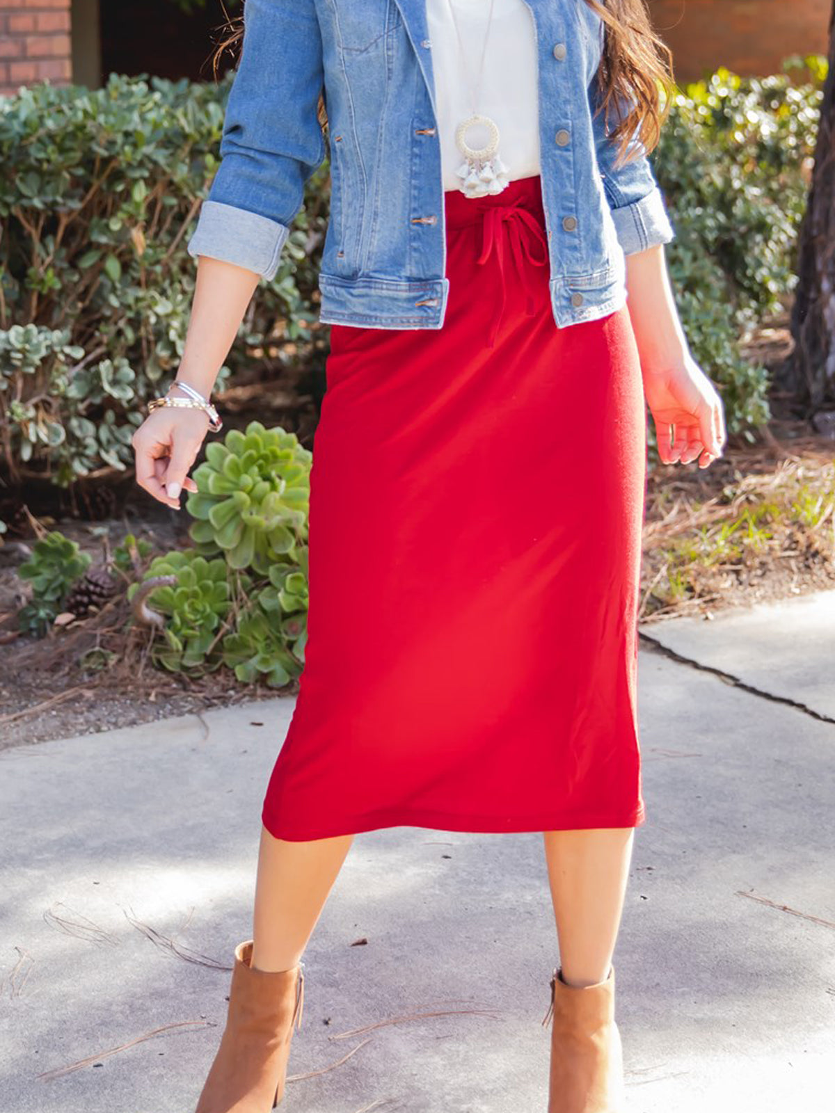 The Sonny Skirt - Red