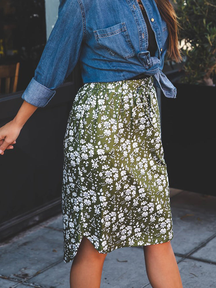 camo weekender skirt