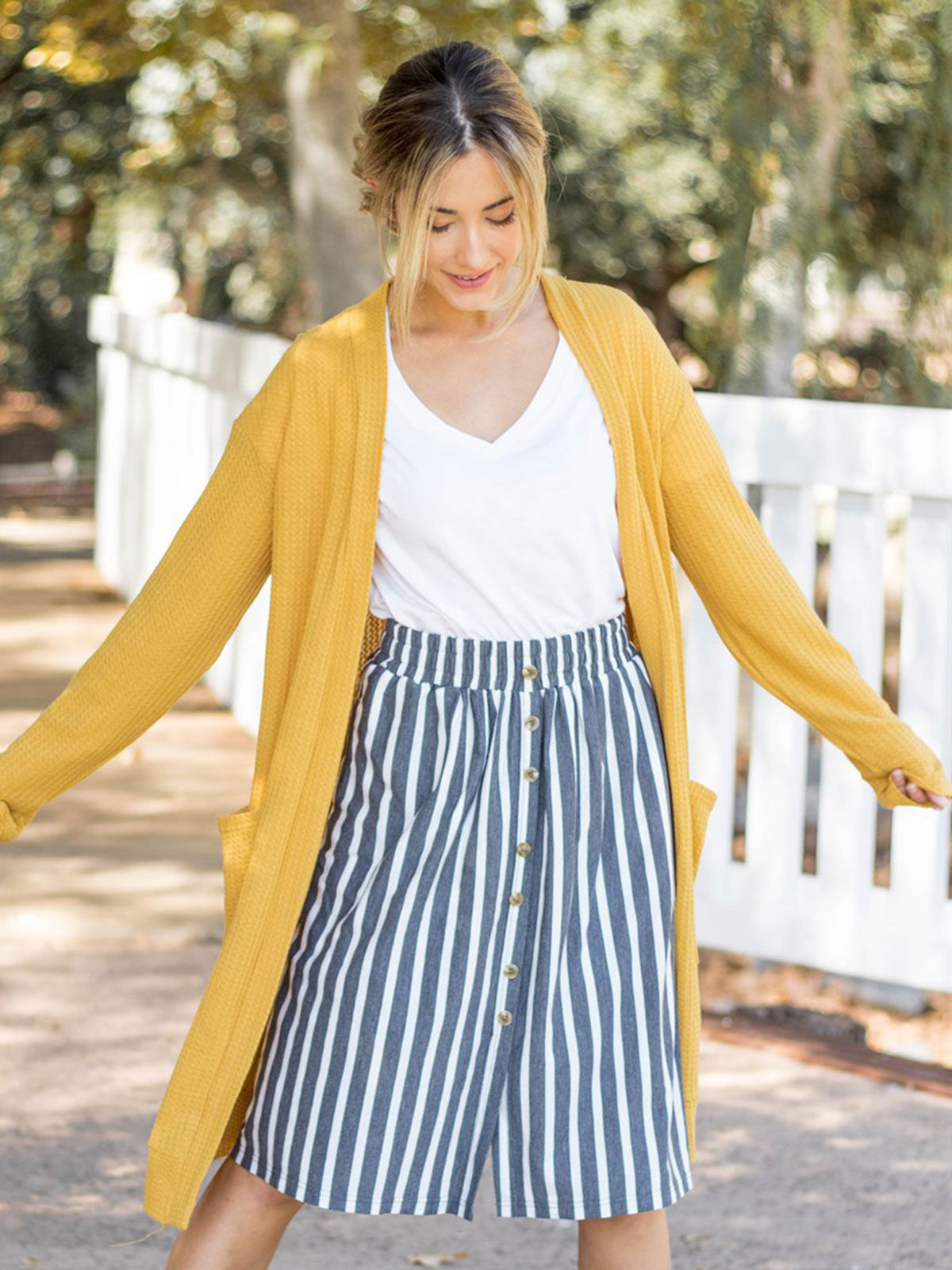 The Scarlet Cardigan - Mustard