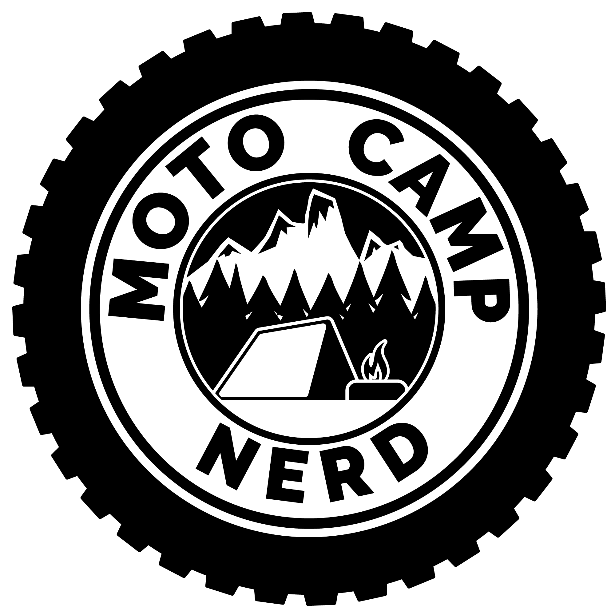 Moto Camp Nerd Insulated Tumbler 20oz - Motorcycle Camping Gear