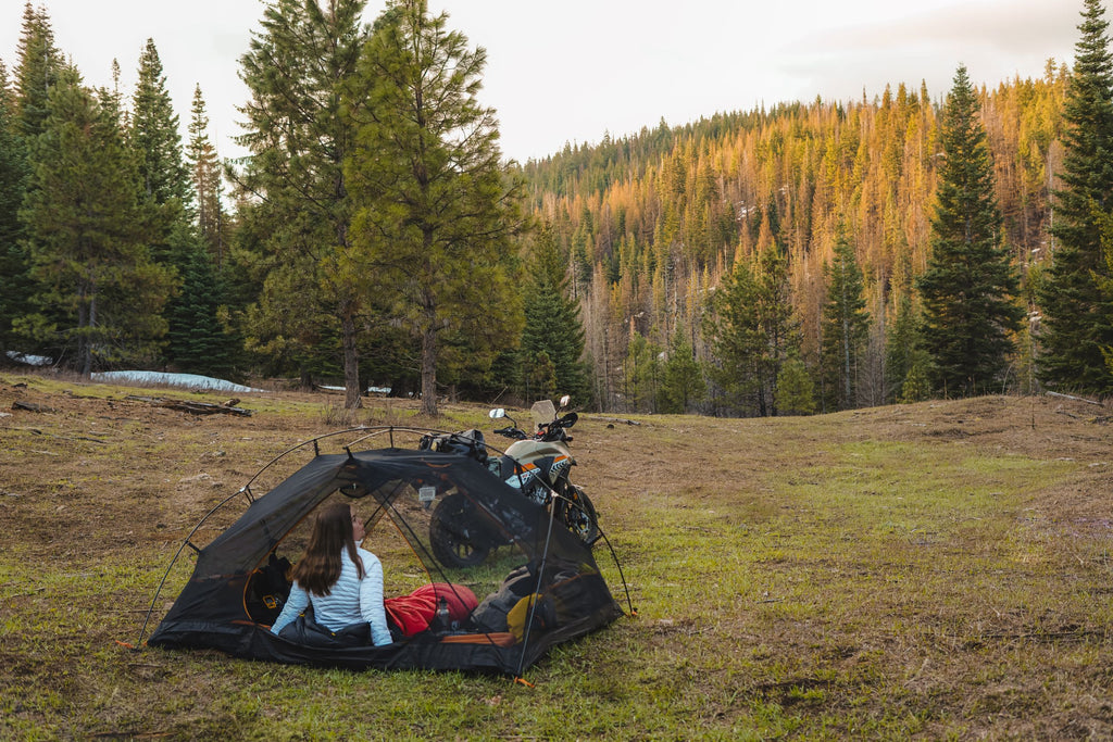 motorcycle camping in public lands