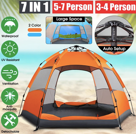 3 second pop up tent