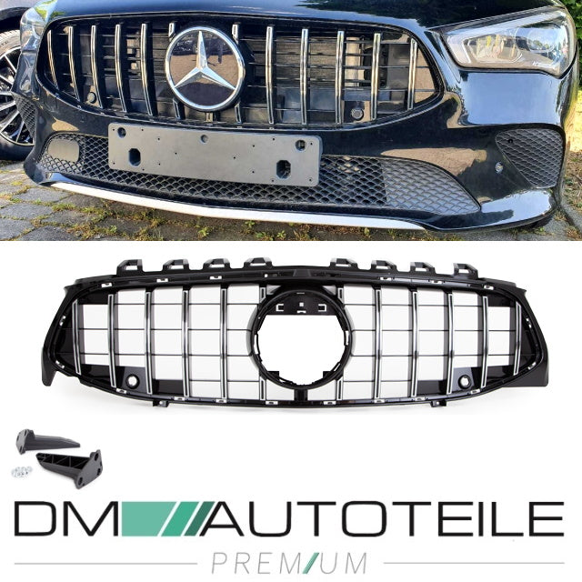 Mercedes CLK W209 C209 Kühlergrill Waben Front Grill Schwarz Chrom Bj Mopf  05-09