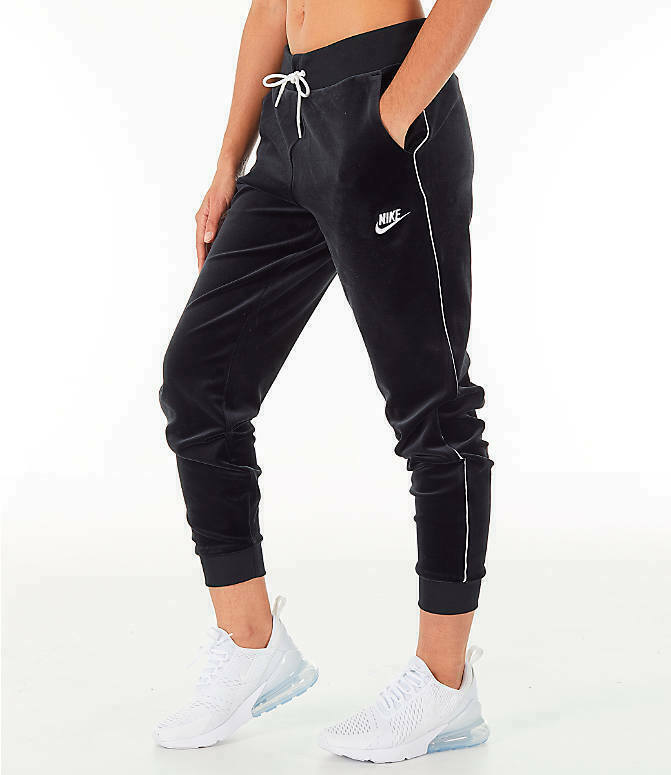 nike velour joggers womens