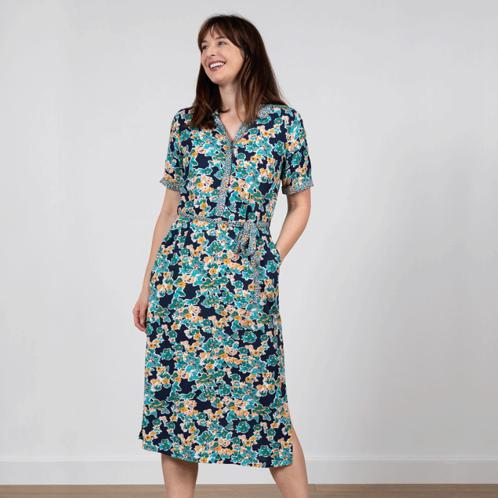 Lily & Me Causeway Dress - Navy – Clarkes Country Stores