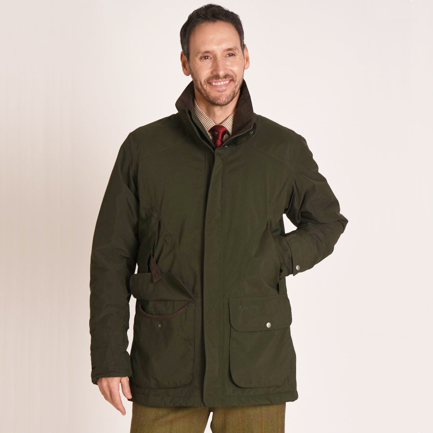 Schoffel Mens Snipe Coat - Forest Green – Clarkes Country Stores