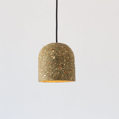 Myceen creates pendant lampshades made from mushroom mycelium