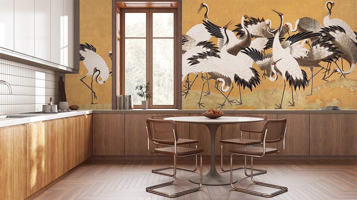 Crane Birds, Animal Mural Wallpaper