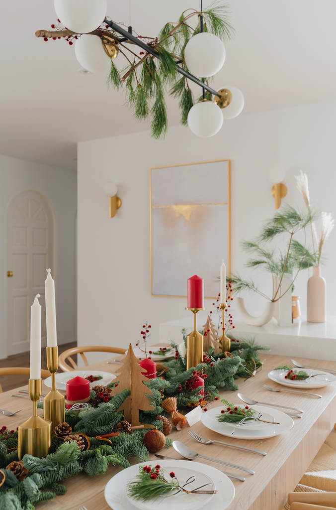 Glorious State Christmas Dining Table Styling