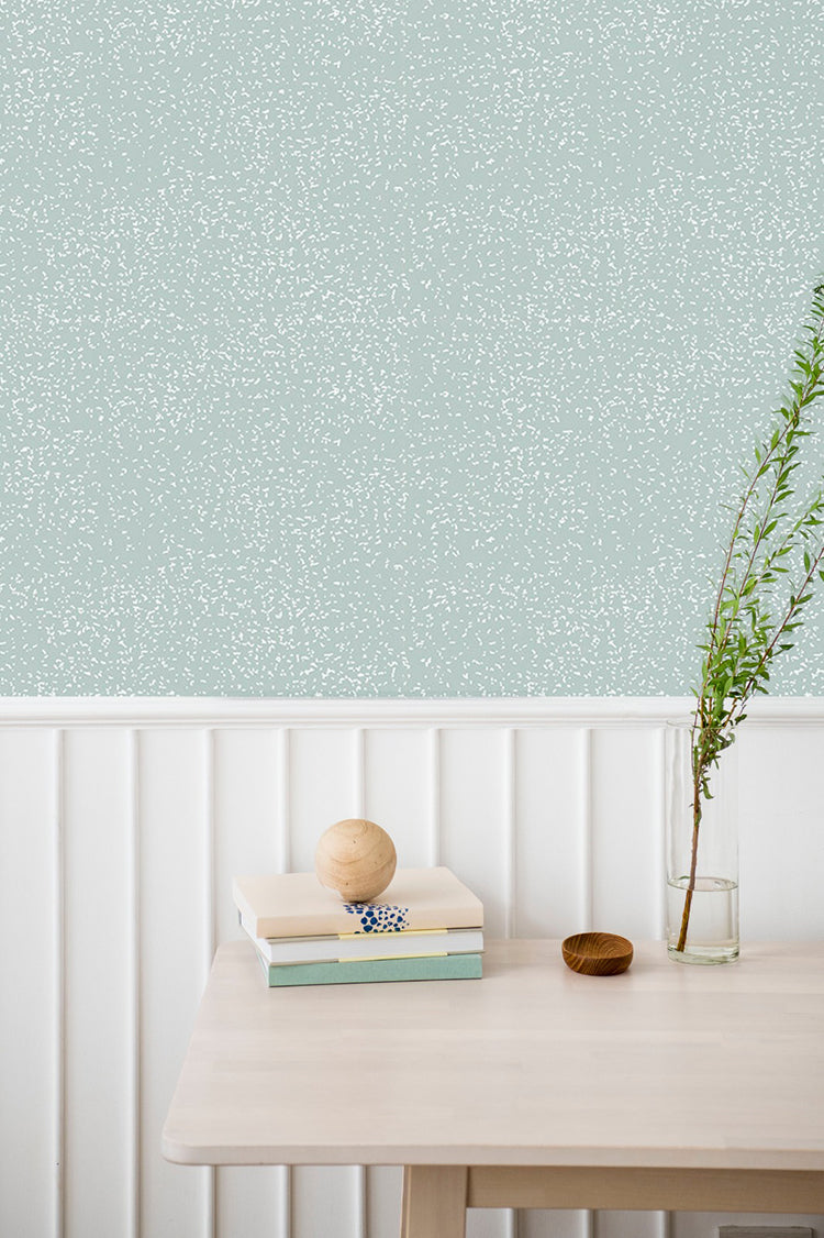 Speckle, Pattern Wallpaper in dining room