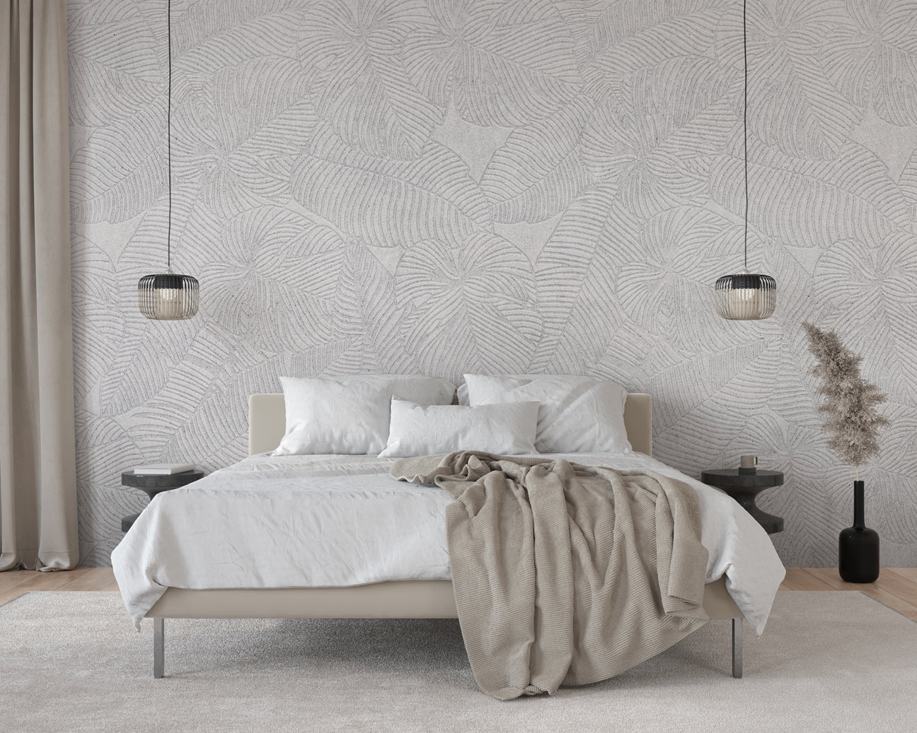 Erin Stone Foliage, Wallpaper in bedroom