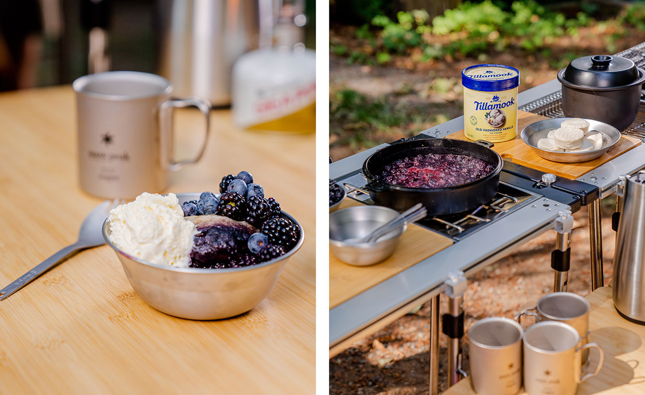 Camping Vanilla Ice Cream