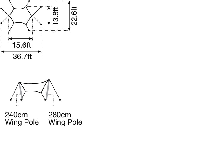 Hexa Tarp M specification image