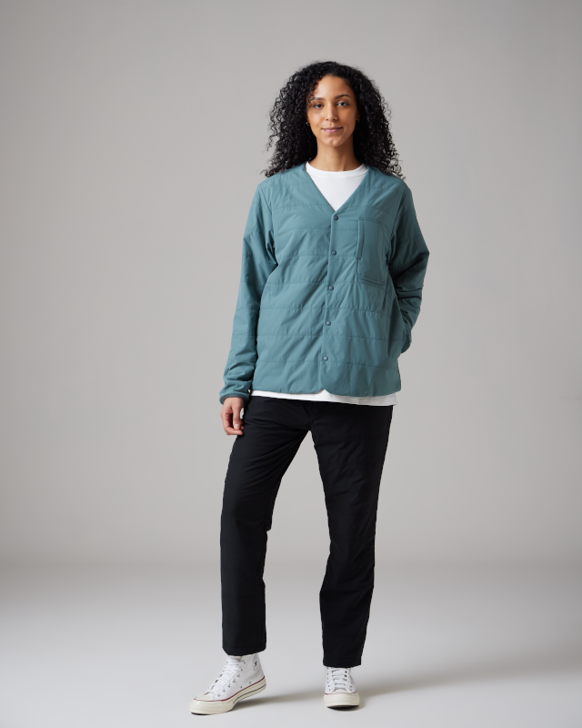 Flexible Insulated Cardigan – Snow Peak