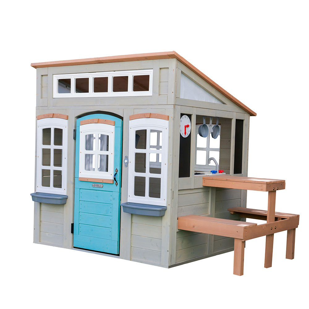 kidkraft modern outdoor playhouse