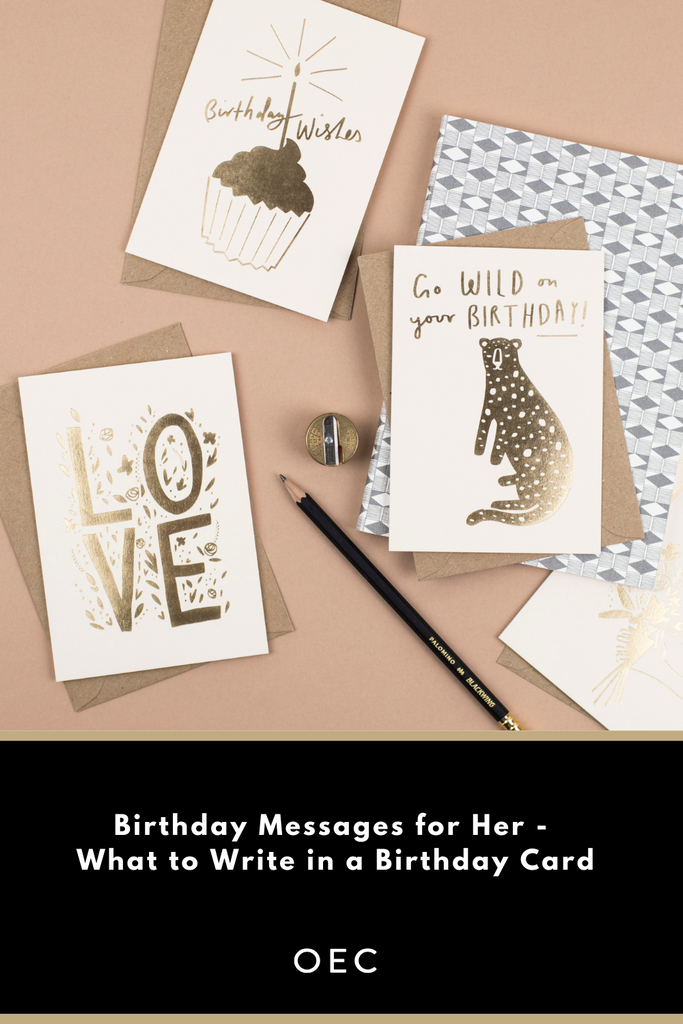 Birthday Messages for Her - What to Write in a Birthday Card