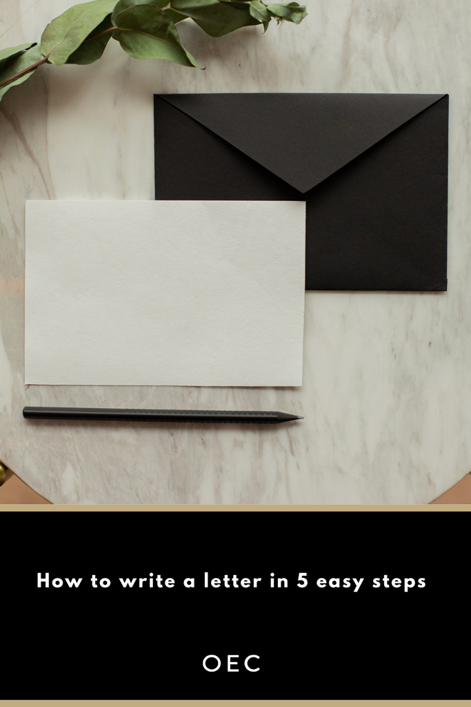 How to write a letter in 5 easy steps