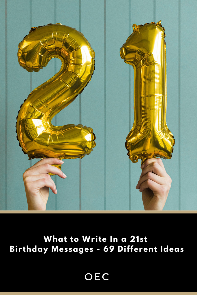 What to Write In a 21st Birthday Messages - 69 Different Ideas - Pinterest
