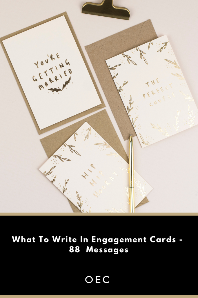 What To Write In Engagement Cards - 88 Engagement Messages