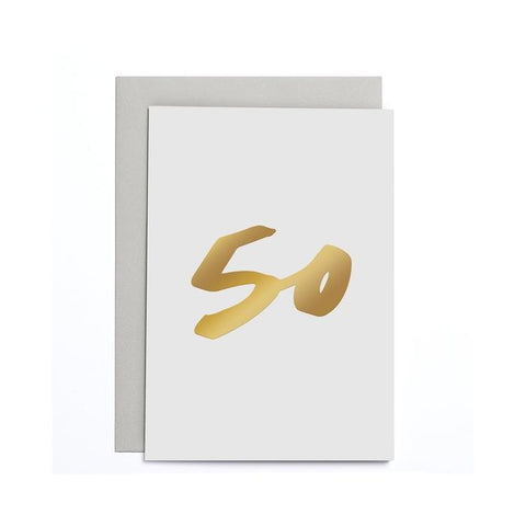 50th birthday card