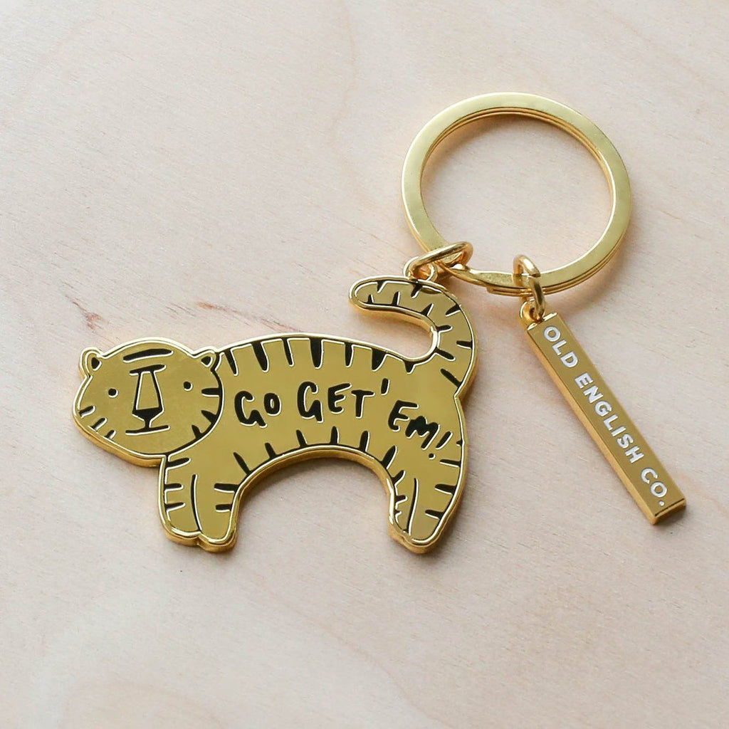 Go Get 'em Tiger Keyring