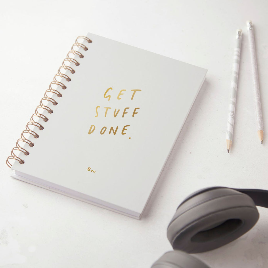 Get Stuff Done Hardback Notebook