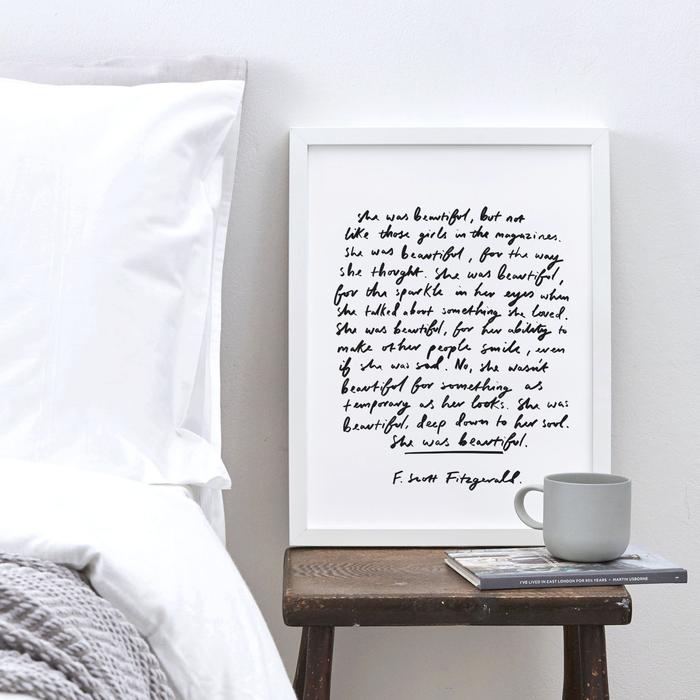 She Was Beautiful Art Print