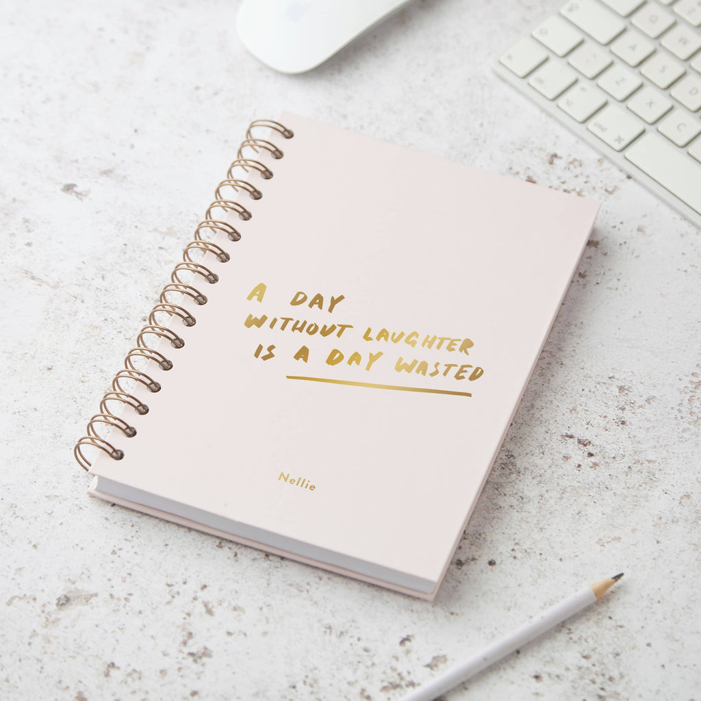 A Day Without Laughther Wiro Personalised. Notebook