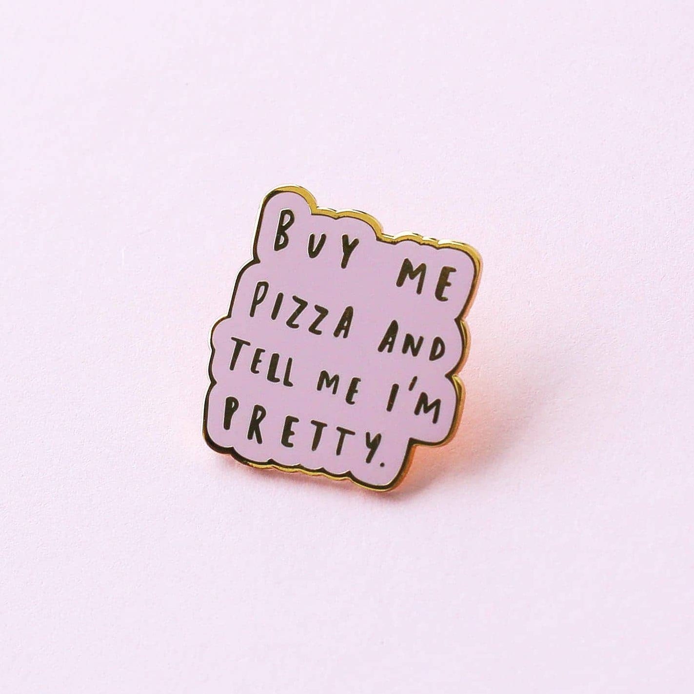 Enamel Pins Hand Lettered Typography Pins Pin Badges Lapel Pins