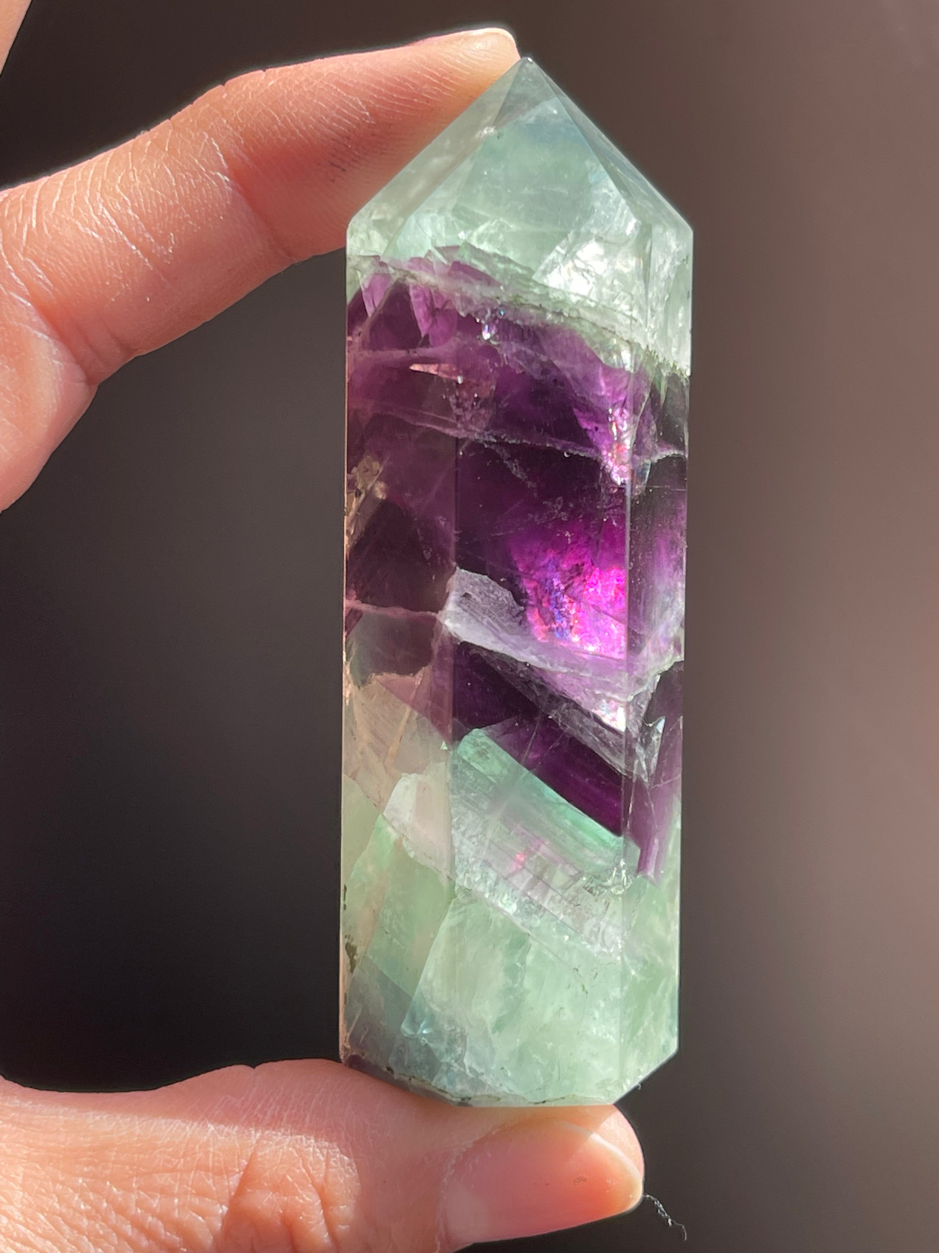 Rainbow Flourite Tower
