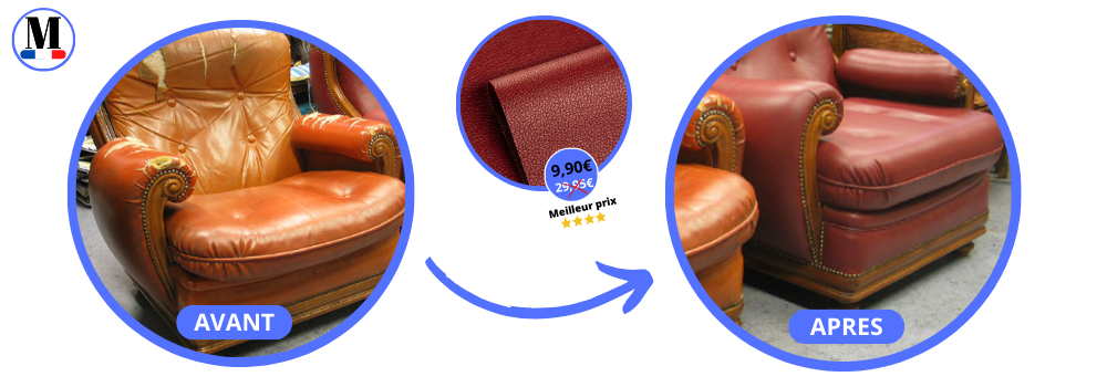 Patch Auto-adhésif  Réparation du Cuir & Simili Cuir – La Maison de la  Housse®