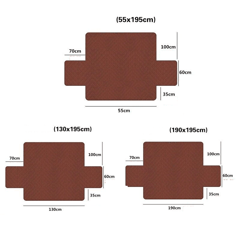 Protège-canapé Marron en Tissu 70 x 100 cm Lit A…