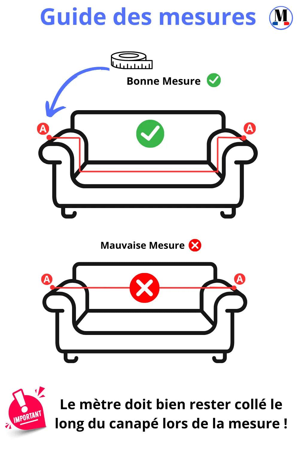 Mesure canapé