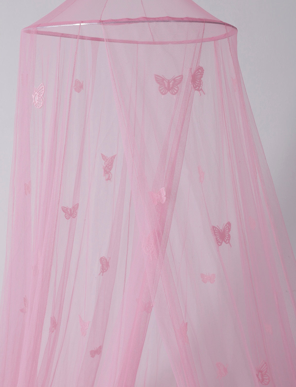 pink mosquito nets