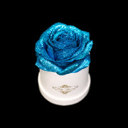 Belle Fleuriste - Purple Glitter Roses Black Box – BelleFleuristeUK